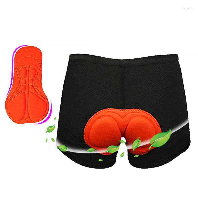 Vêtements de moto Short de cyclisme unisexe noir, sous-vêtements confortables, pantalons rembourrés en éponge