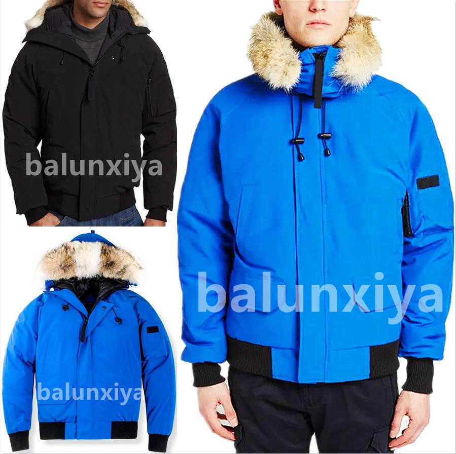 Mens black puffer jacket winter designer down coats Parkas outerwear Windproof Fashion coat with fur keep warm ccomfortable thicken Bomber jacket-image-797257560