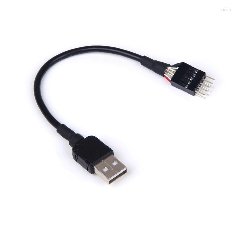 

Computer Cables 9 Pin Male To External USB A PC Mainboard Internal Data Extension Cable