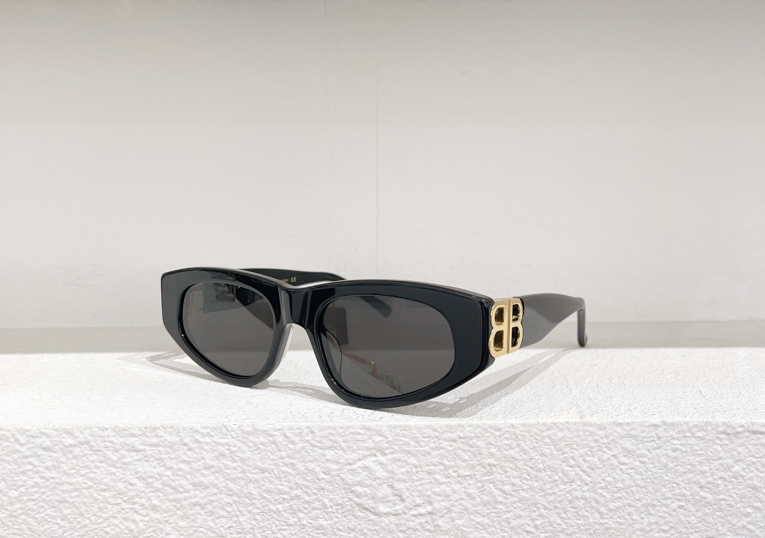 

Sunglasses Designer B Cat Eye Sunglass Fashion Street Shooting Super Black Women 0095