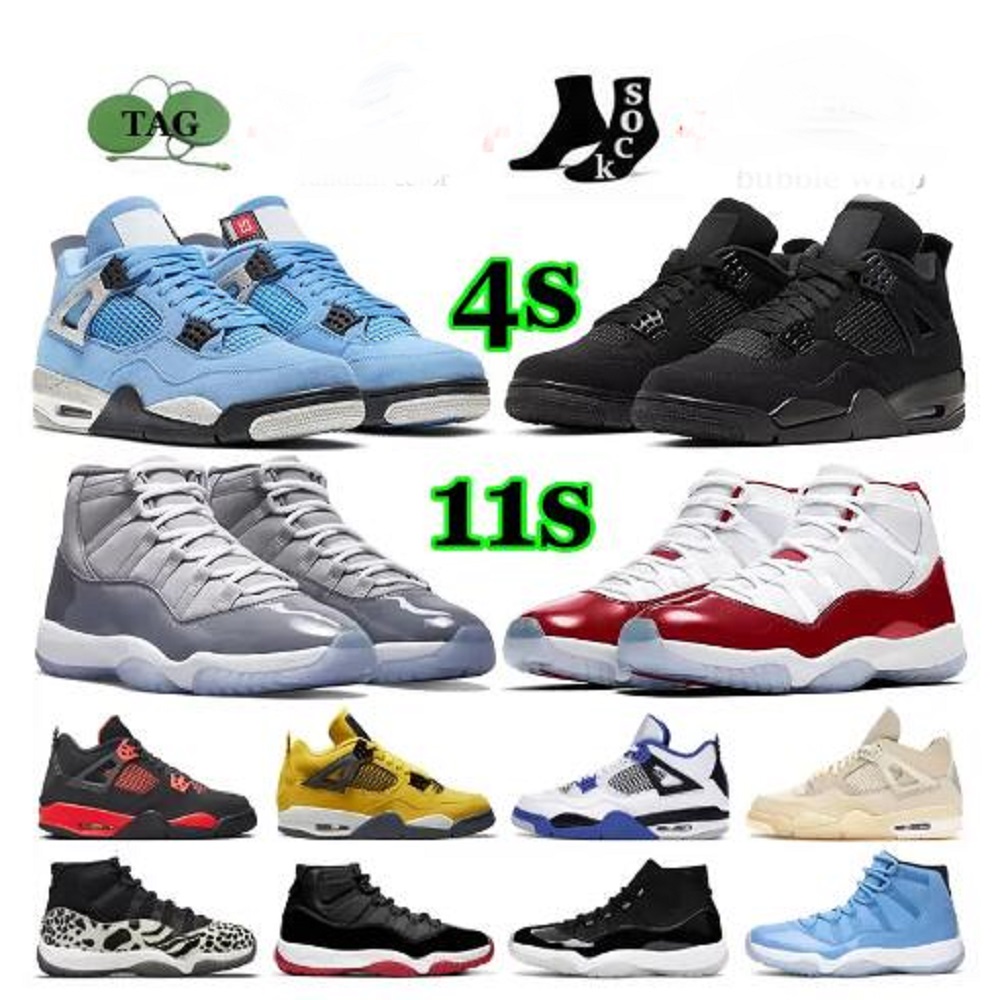 

Jumpman Mens Basketball Shoes 4 OG 4s Sail Oreo Shimmer University Blue Black Cat Red Thunder Pure Money Hyper Royal Men Women Sneakers Trainers, # 24