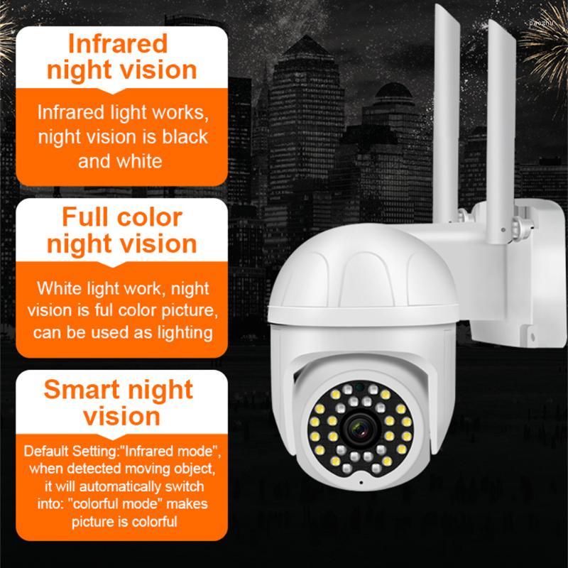 

Camcorders WIFI Security Camera Outdoor Video Surveillance External Protection Recorder PTZ AI Auto Tracking CCTV 28 Lights 1080p HD, Eu