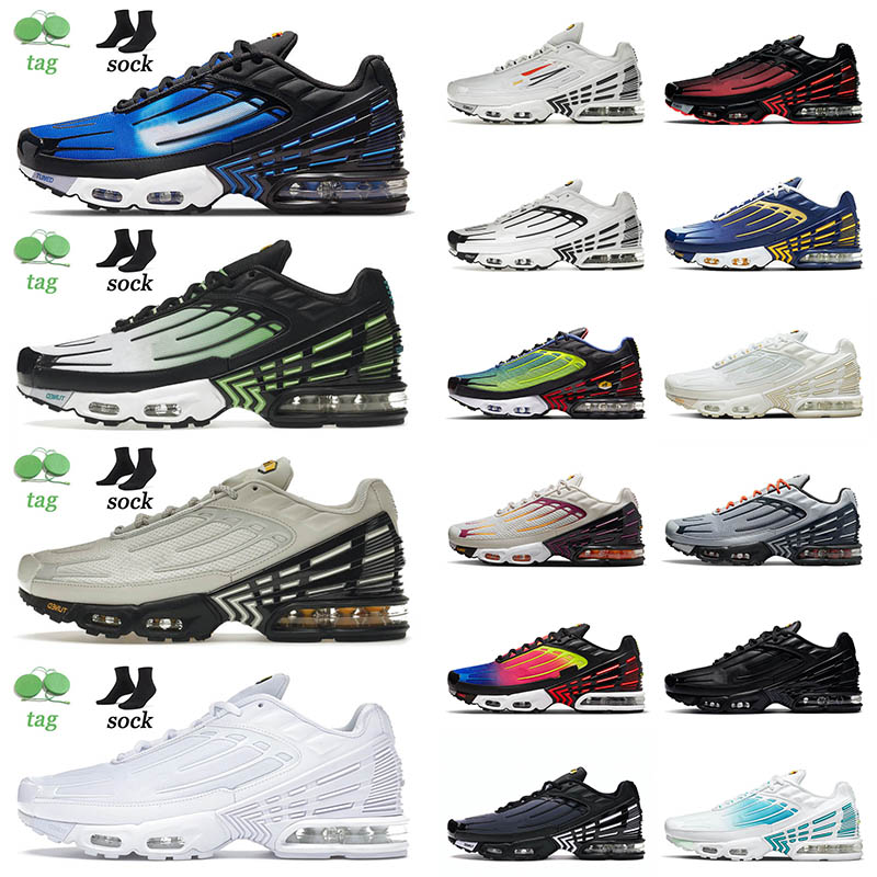 

Wholesale 2022 Arrival Sports Running Shoes Tuned III Plus Tn 3 Triple White Ghost Green Bone Black Crimson Red Laser Blue Aqua Volt Air Airmaxs Max Tn3 Sneakers, B35 og 39-46