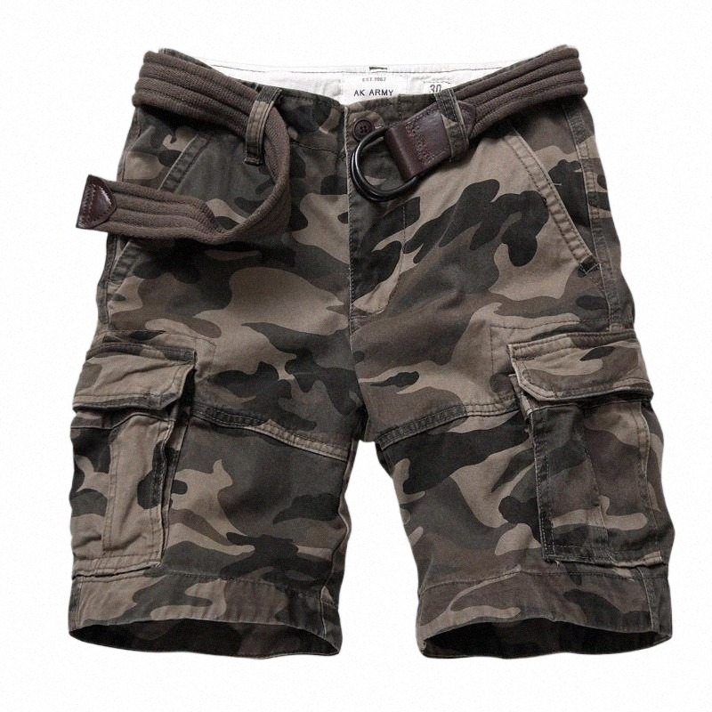 Men's Shorts men's Shorts 2021 Men Summer High Quality Tactical Cotton Cargo Multi-pocket Casual Fashion Camouflage Sports Short 28-40-image-797306000