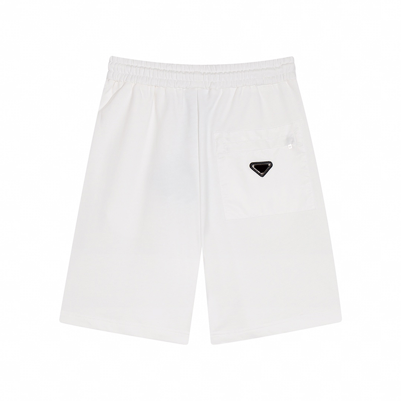 

2022 Men' Spring and Summer Trendiest Shorts Loose Casual Pants Fashion Brand Shorts Trendy Brand Log, White