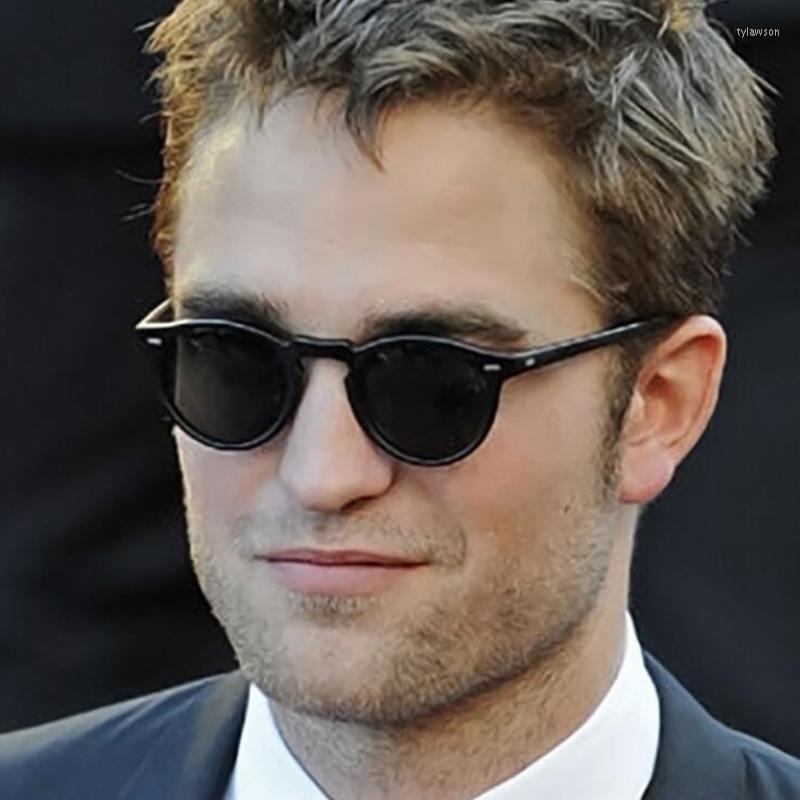 

Sunglasses 2022 Round Men's Travel Small Frame Sun Glasses Black Leopard Eyeglasses Vintage Shades UV400 Points