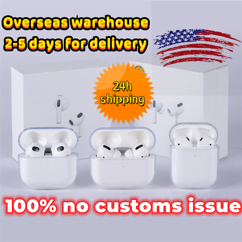 

For Airpods Pro Headphone Accessories Protective Cover Airpod 3 Bluetooth Earphones Transparent Clear Protecter Case Earphone