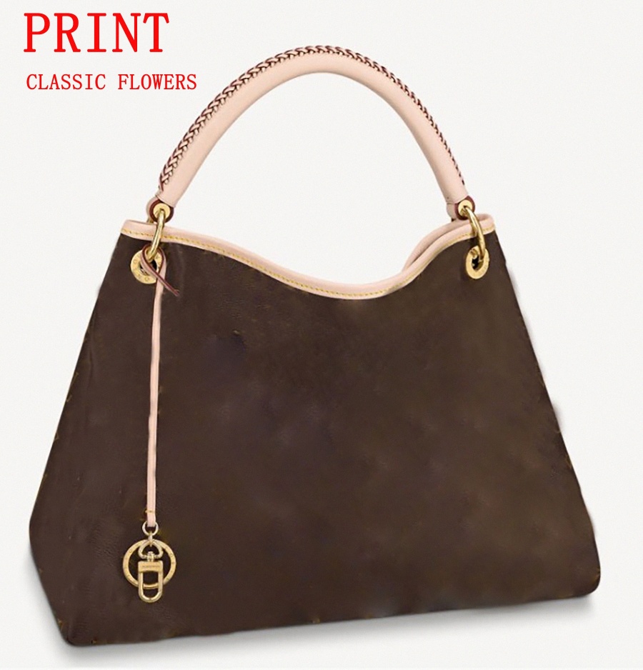 

Totes ARTSY bags mm Designer Luxury Shoulder Handbags Women Tote Brand Letter Embossed Leather High Quality Black Shopping Purses leather handle Keybell key M6nU#