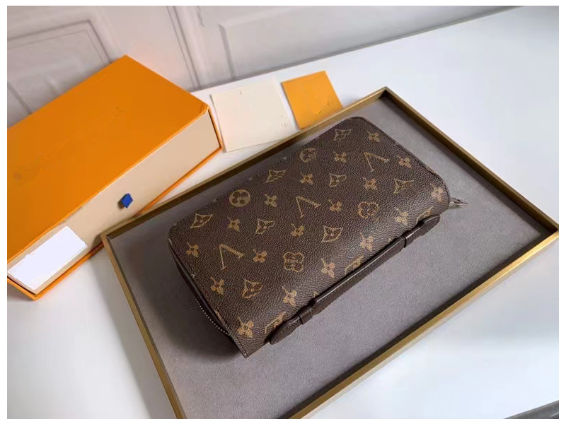 

Luxury Designer Wallets Top Quality Card Holder Genuine Leather purse Fashion L Womens Purses Mens Key Ring Credit Coin Wallet Bag Travel Documents Passport holders, No 5