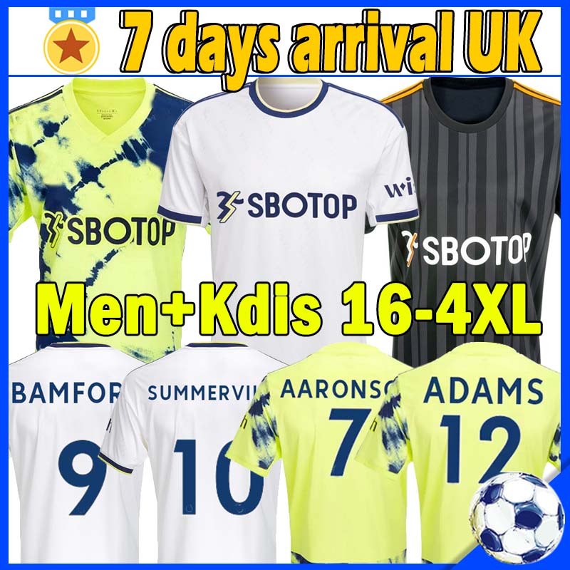 

XXXL 4XL 202 2023 soccer jerseys LEEds T ROBERTS HARRISON HERNANDEZ Raphinha BAMFORD ALIOSKI CLARKE jersey 22/23 Men Kids kit football shirt uniform Big Size, 22-23 away kids kits