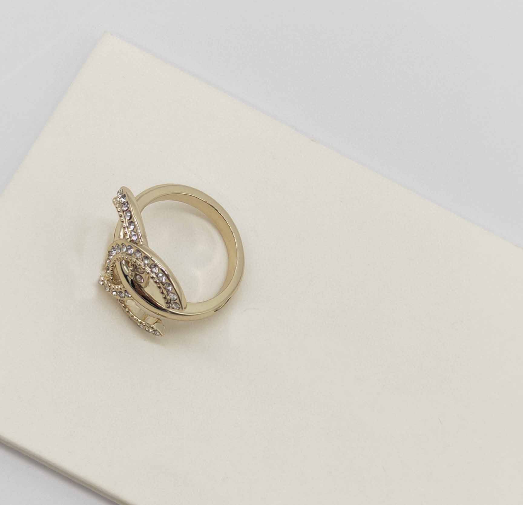 

Top quality charm punk band ring with diamond special design have box stamp PS7108A