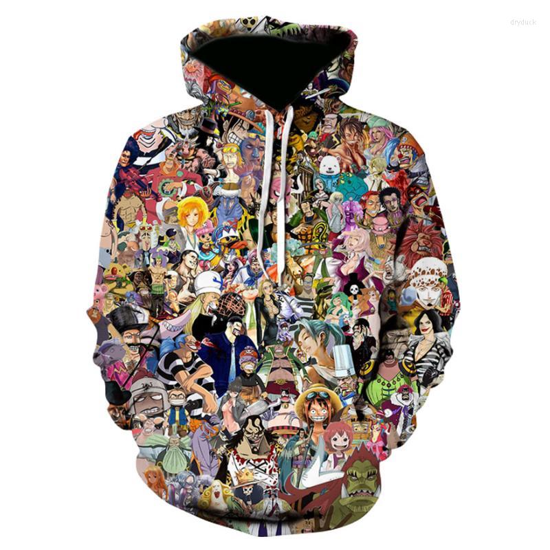

Men's Hoodies Japan Cartoon One Piece Monkey D. Luffy 3D Men Fashion Casual Coat Comfortable Autumn Winter Sweatshirt Streetwear, Lw111