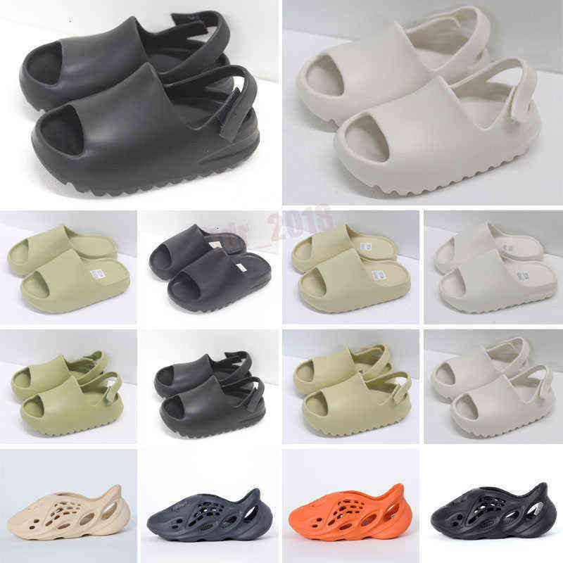 

Fashion EVA Foam Runner Kan Slides Toddlers Infants Kids Childrens Slippers Triple Red White Black Desert Sand Bone Resin Sandals 01 cute66, Color 3