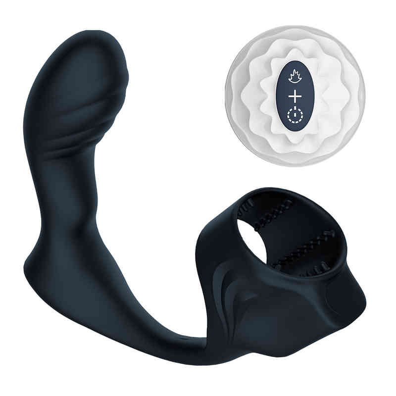 Penis Cock Massager Prostate Anal Glans Vibrators Butt Plug Wireless Remote Adult Products