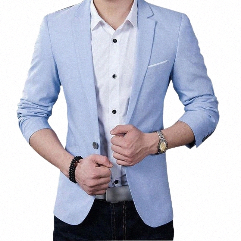 Men's Suits & Blazers men's Suits & Blazers ZACOO Men Casual Business Jacket One Button Slim Fit Suit Fashionable Coat Tops K1Qb#-image-796836174