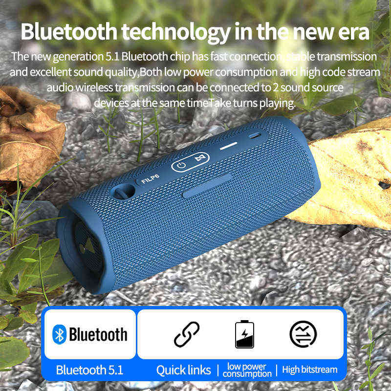 

Portable Speakers Applicable To JBL Kaleidoscope Flip6 Wireless Bluetooth Speaker Subwoofer Dual Speaker Portable Mini Sound T220831