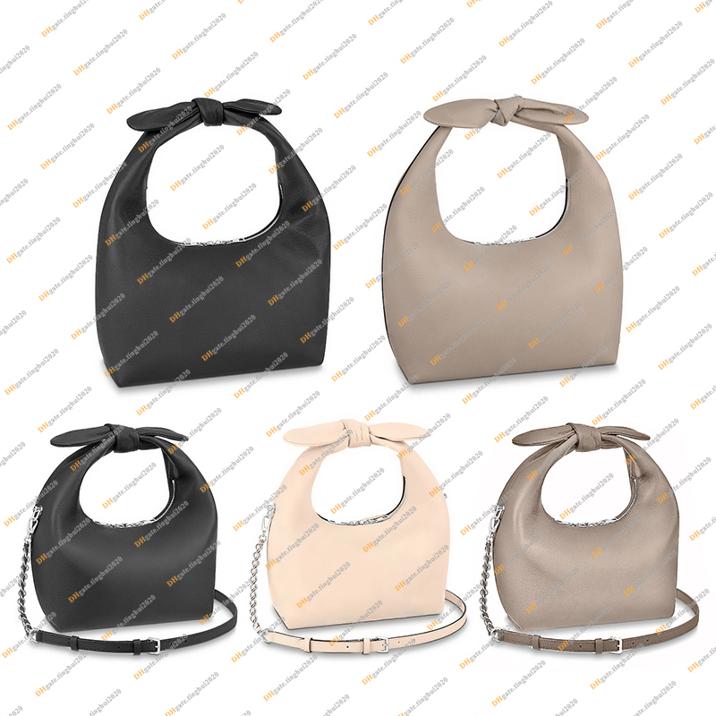 

Designer Bags Luxury WHY KNOT Bag Shoulder Bag Crossbody TOTE Handbag High Quality Genuine Leather TOP 5A M20701 M20703, Pm black / with dust bag