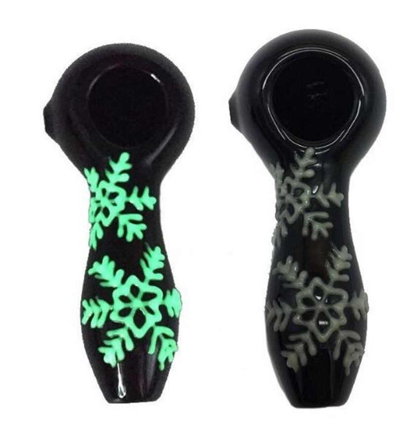 

Glow-in-the-Dark Glass Pipe Luminous Animal Glass Oil Burner Spoon Pipes