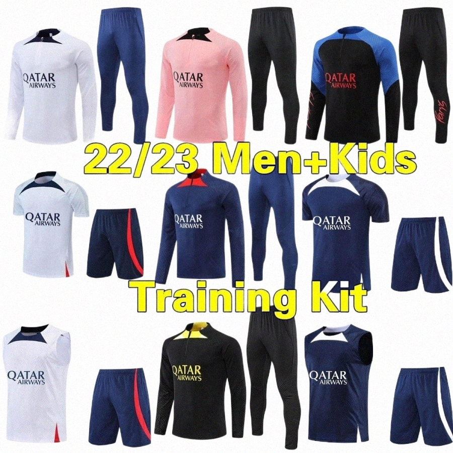 

Soccer Sets/Tracksuits paris Kids Training Jersey Child tracksuit MBAPPE Soccer Sets Children jac E4DT#