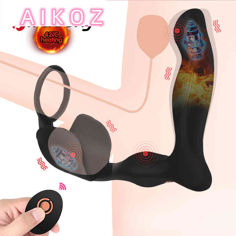 Clearance PromotionSilicone Massager Penis E Cock Male Soft Prostate Massage Anal Plug Delay Vibrator for Men-image-796889044