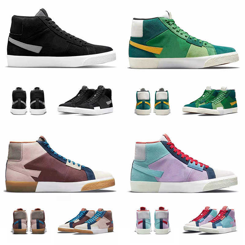 

Shoes Dress Arrival PRM SB Zoom Mosaic Blazer Mid Green Yellow Blue Black Ash Cashmere Men Women Sneakers Trainers Size 36-44, A3 blue mosaic 36-44