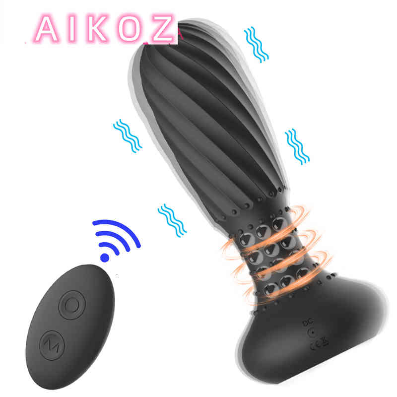 Massager Toys Penis Cock Dildo Rotating Anal Vibrator Silicone Male Prostate Massage Butt-image-796952956