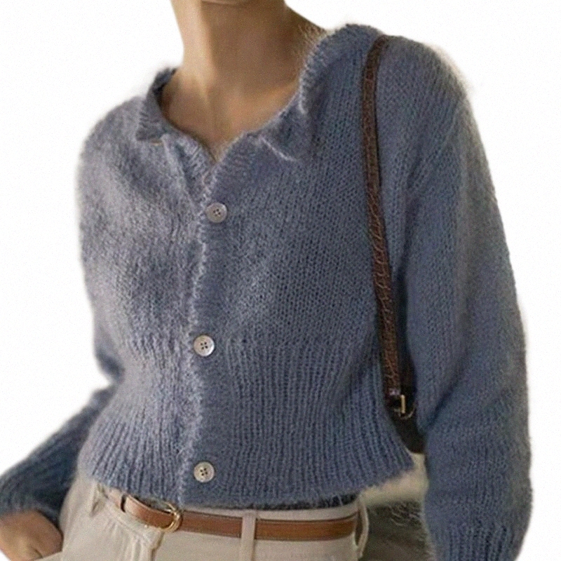 

Women's Knits & Tees women's Knits & Tees Limiguyue Gentle Mohair Sweater Vintage French Soft Women Cardigan Autumn Knit Short Jumper Chic Button Long Sleeve Top d1WI#, Apricot