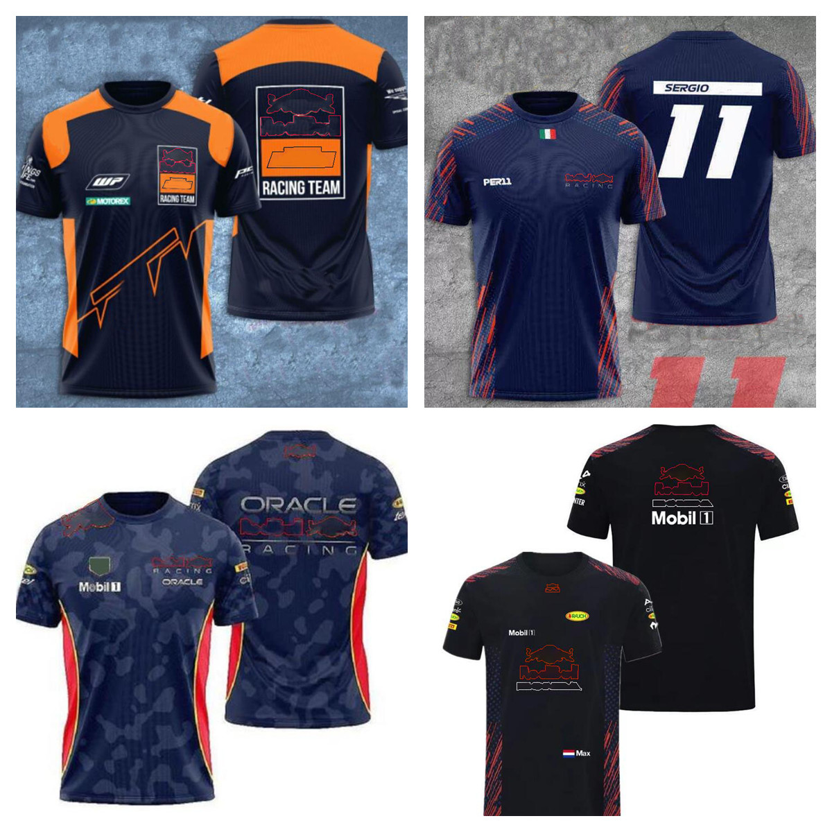 

2022 new motorcycle racing T-shirt summer team short-sleeved jersey with the same custom