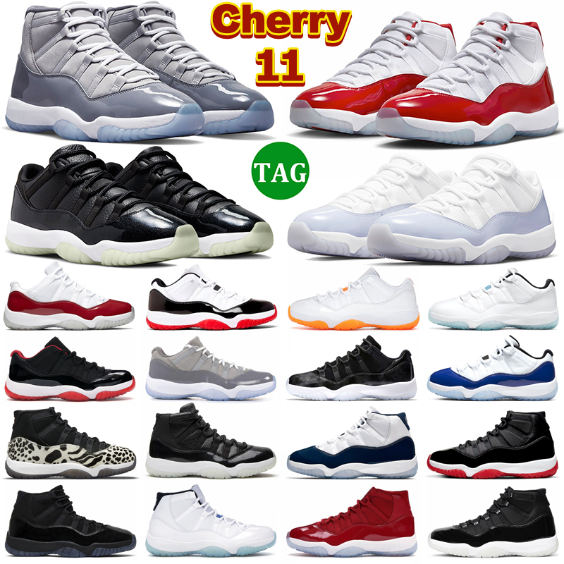 

11 Basketball Shoes Men 11s Cherry Cool Grey Jubilee 25th Anniversary Gamma Legend Blue Concord Bred Low 72-10 Pure Violet Citrus Mens Women Trainers Sports Sneakers, 12