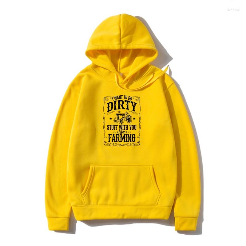 

Men's Hoodies Farmers Wife Sweatshir Farm Farming Farmer Tractor Country Hoody Girl Outerwear Sweats, Orange