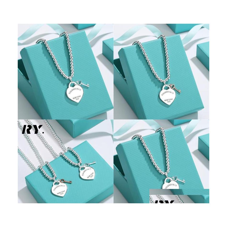 

Pendant Necklaces Pendant Necklaces Clavicle Chain Design Brand Heart Love Necklace Gold Sier For Women Jewelry Gift Drop Delivery 2 Dhzny