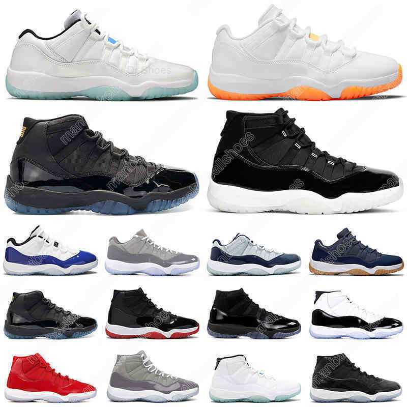 

Basketball Shoes Mens Trainers Citrus Legend Blue Bred Concord Sports 11S Men 11 25Th Anniversary, 11s citrus