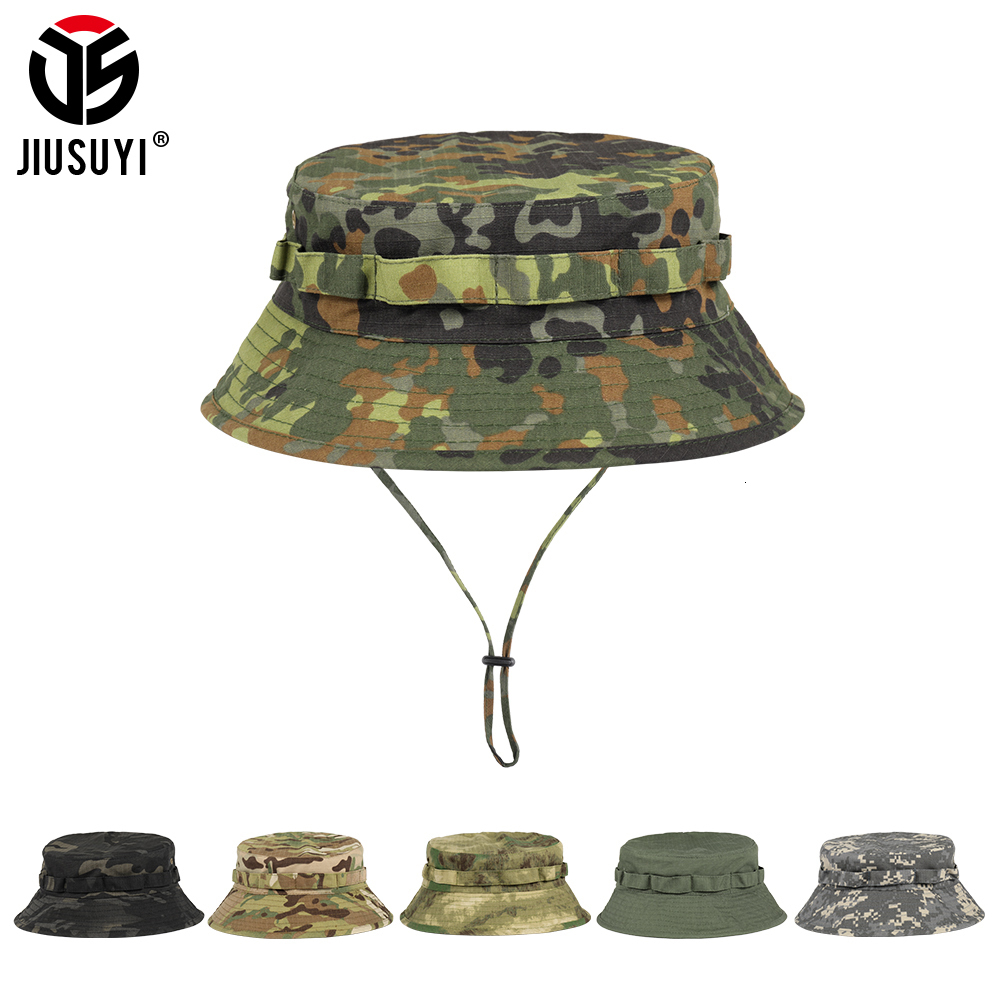 

Outdoor Hats Camo Sport Cap Military Airsoft Fishing Hiking Hunting Fisherman Camping Panama Bucket Hat Breathable Mesh Sun Boonie Balaclava 221201, 504