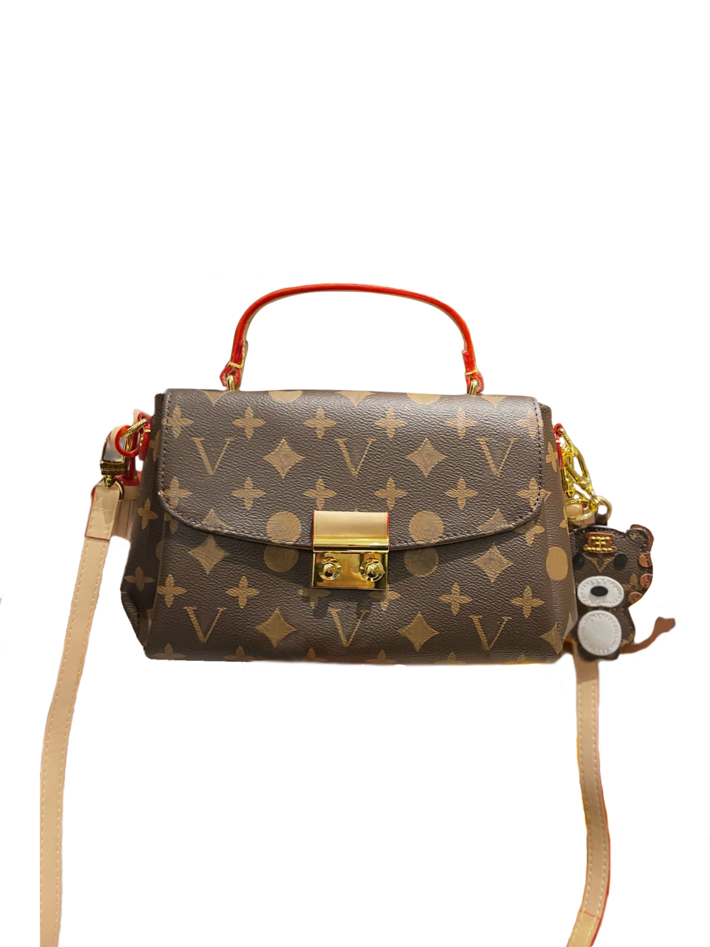 

New Plain bag Edition Wholesale canvas hobo for women shoulder baglarge crossbody bags Chest pack lady Tote chains handbags purse messenger bag nylon, Deep brown2