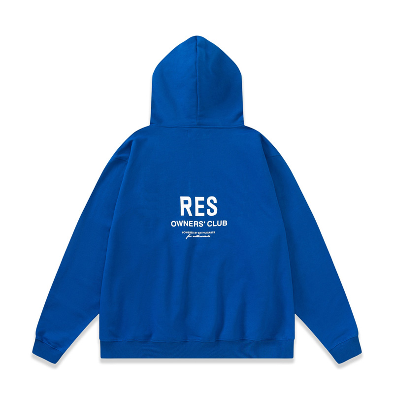 

22fw Europe Hoodie Autumn Winter Casual Men Women UK High Street Cotton Pullover Hooded Sweatshirt, Light gray