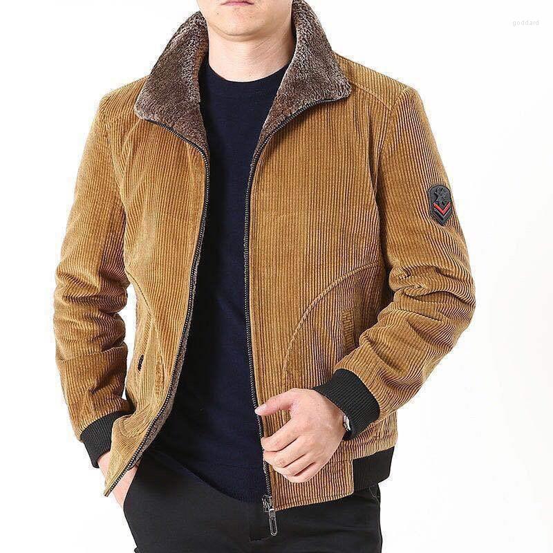 

Men's Down Autumn Winter Jacket Men Parkas Corduroy Velvet Puffer Thick Warm Windbreaker Coats Parka Outerwear Large Size -6XL, Black
