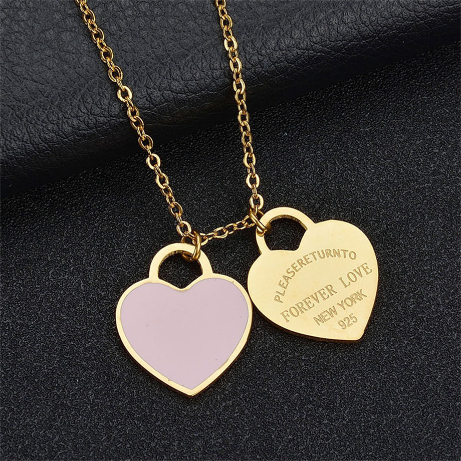 

Popular Christmas Pendants Trend 18k Gold Necklace For Women Stainless Steel Charms Mens Chain Pendant Friendship Jewelry Luxury Designer Necklaces