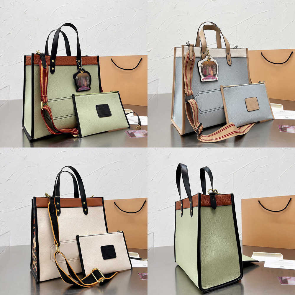 

Shopping Bags Totes Cobag Field Tote Women Designer Travel Leather Handbags Crossbody Mummy Purse 221014, Coac-1
