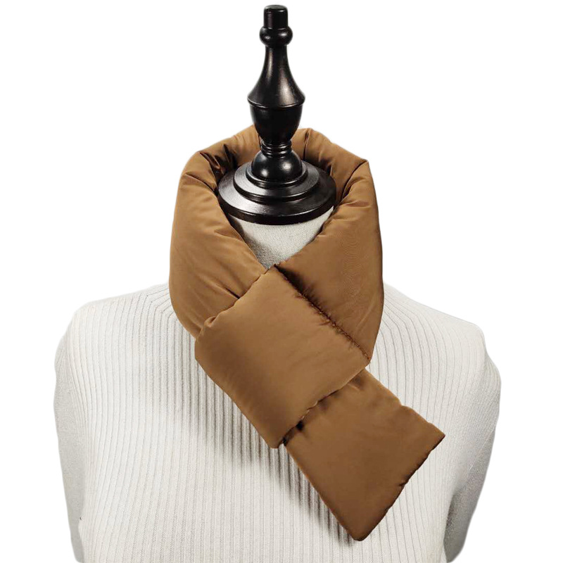 

Winter outdoor down scarf fashion anti-cold warm cotton scarf