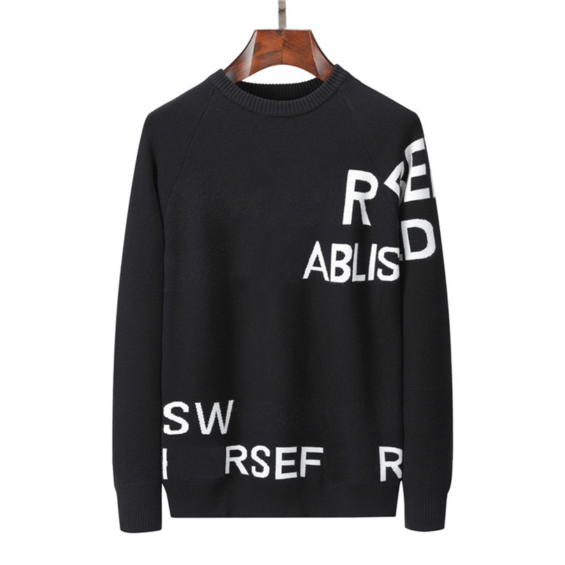 

Fashion Mens sweater luxury High Designer Quality Sweaters Letters Pullover Men hoodie Long Sleeve Active Sweatshirt Knitted NO1, Khaki