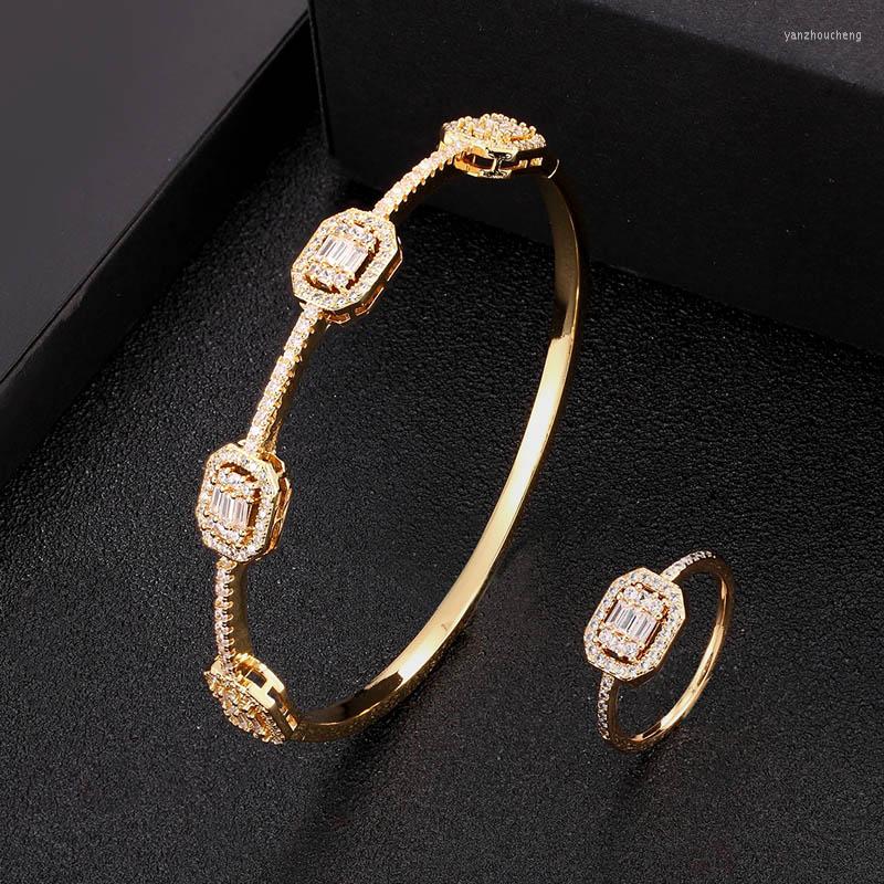 

Necklace Earrings Set Zlxgirl Classic Crossover Bracelet Bangle For Women Wedding Party Cubic Zircon Engagement DUBAI Bridal Jewelry Gifts, Picture shown