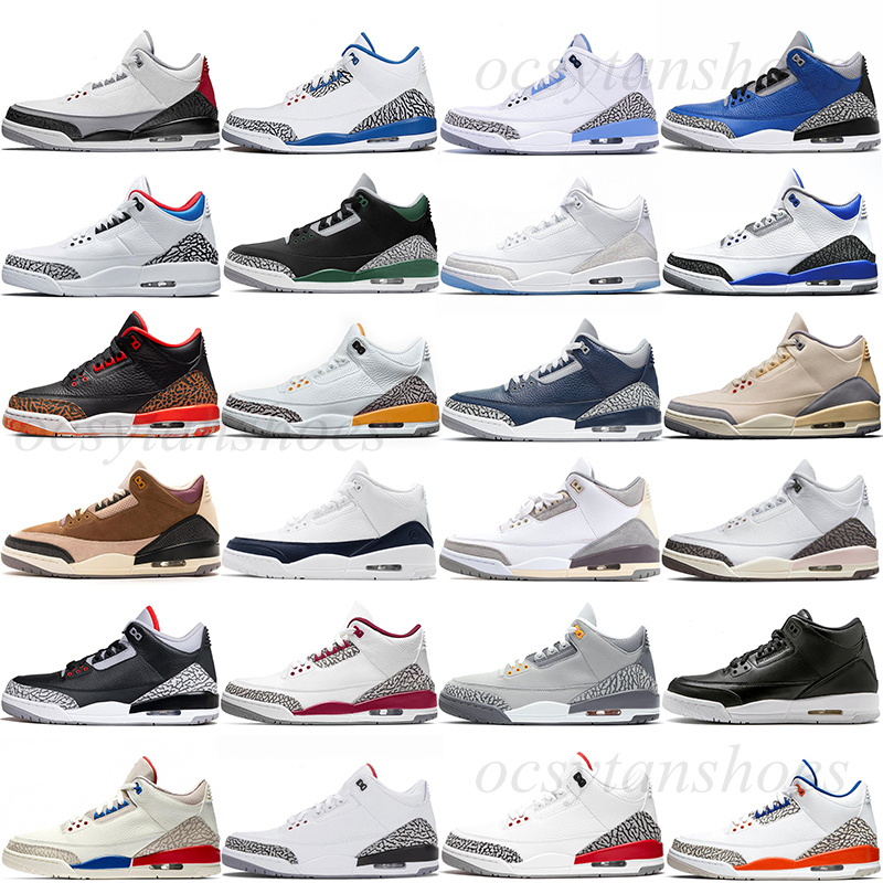 

Jumpman 3 Basketball Outdoor shoes 3s Midnight Navy Neapolitan New SEOUL Black Cat Court purple woman women, Tinker hatfield