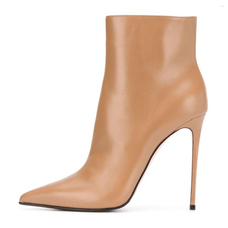 

Boots 2022 Red Patent Leather Pointed Toe Women's Stiletto Suede High Heels Short Large Size Single Brand Design, Black