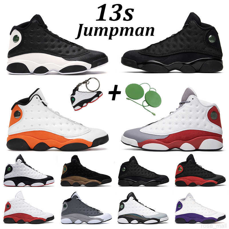 

Basketball Shoes 13s jumpman 13 men women high Red Flint Hyper Royal Black Cat Chicago Playground mens sports trainer sneakers Size 5.5-13, Barons