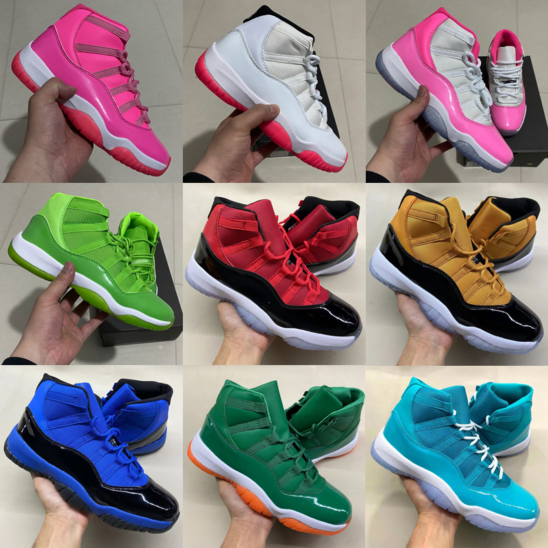 

Jumpman 11 Valentine's Day Basketball Shoes Men Women 11s Pink Velvet Cherry Midnight Navy Cool Grey Vintage Green Bred Low Mens Sport Sneakers Size 36-47, As photo 28