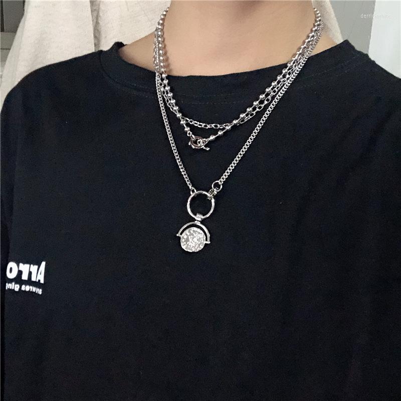 

Pendant Necklaces Fashion Geometric Tag Necklace Clavicle Neck Chain Tide Street Shooting Personality Wild Clothes Accessories