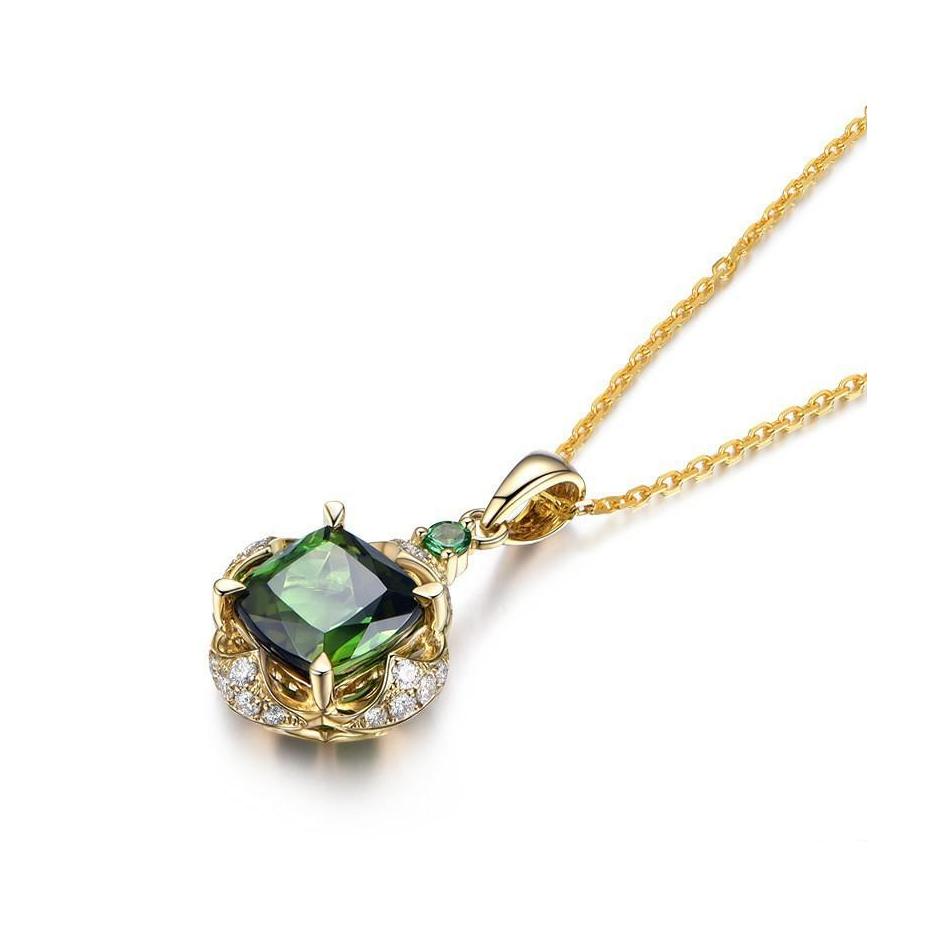 

Pendant Necklaces Fashion Jewelry Pendant Necklace Green Crystal Choker Drop Delivery Necklaces Pendants Dhids