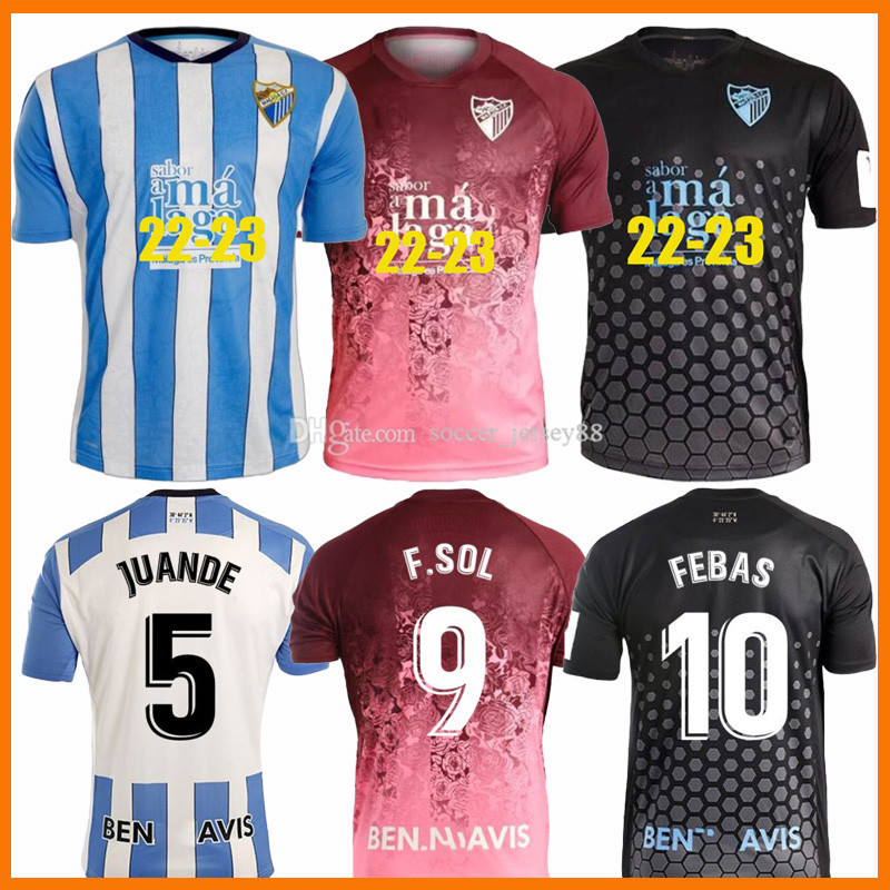 

22 23 Malaga Soccer Jerseys 2023 2022 home away third K Bare JUANPI ADRIAN CF Football Shirt BAR Casas Juankar camiseta de fUtbol Juande jersey Hombres Uniforms, Men home