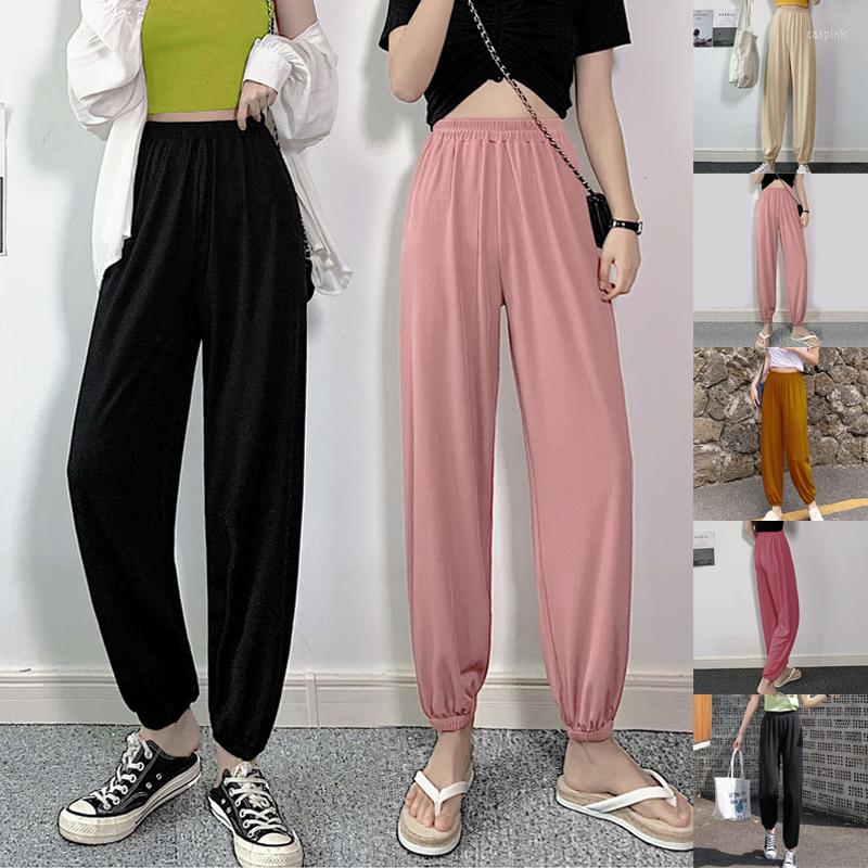 

Women' Pants Candy Color Orange Pink Gray Sports Female Street Leisure BF Harajuku Harem -XL 2022 Spring Women Sweatpants, 01