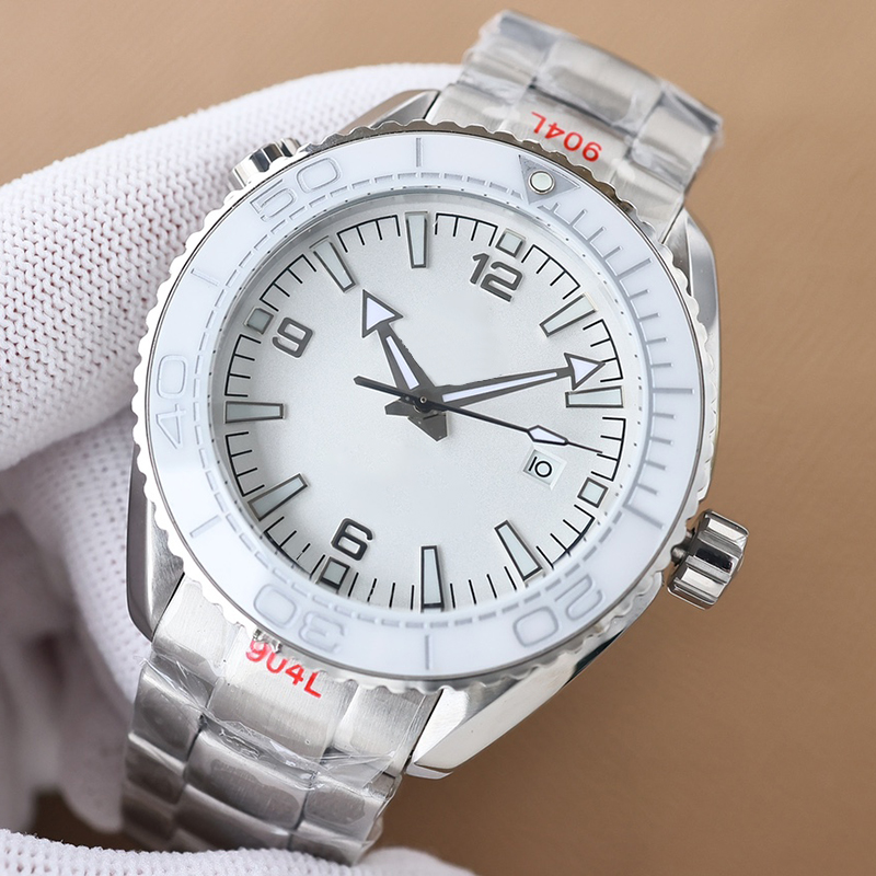 

Watch Mens Watches Fully Automatic Mechanical Watch 43mm Stainless Steel Strap Waterproof Design Multiple Colors Fashion Wristwatch, Color 1